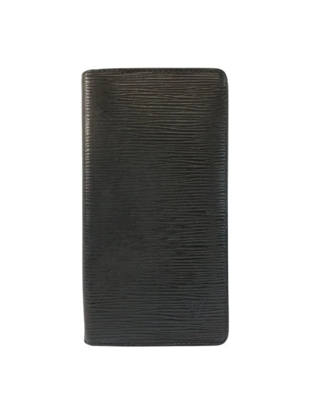 Louis Vuitton Epi Porto Cartes Credit Noir Black Leather Wallet Billfold
